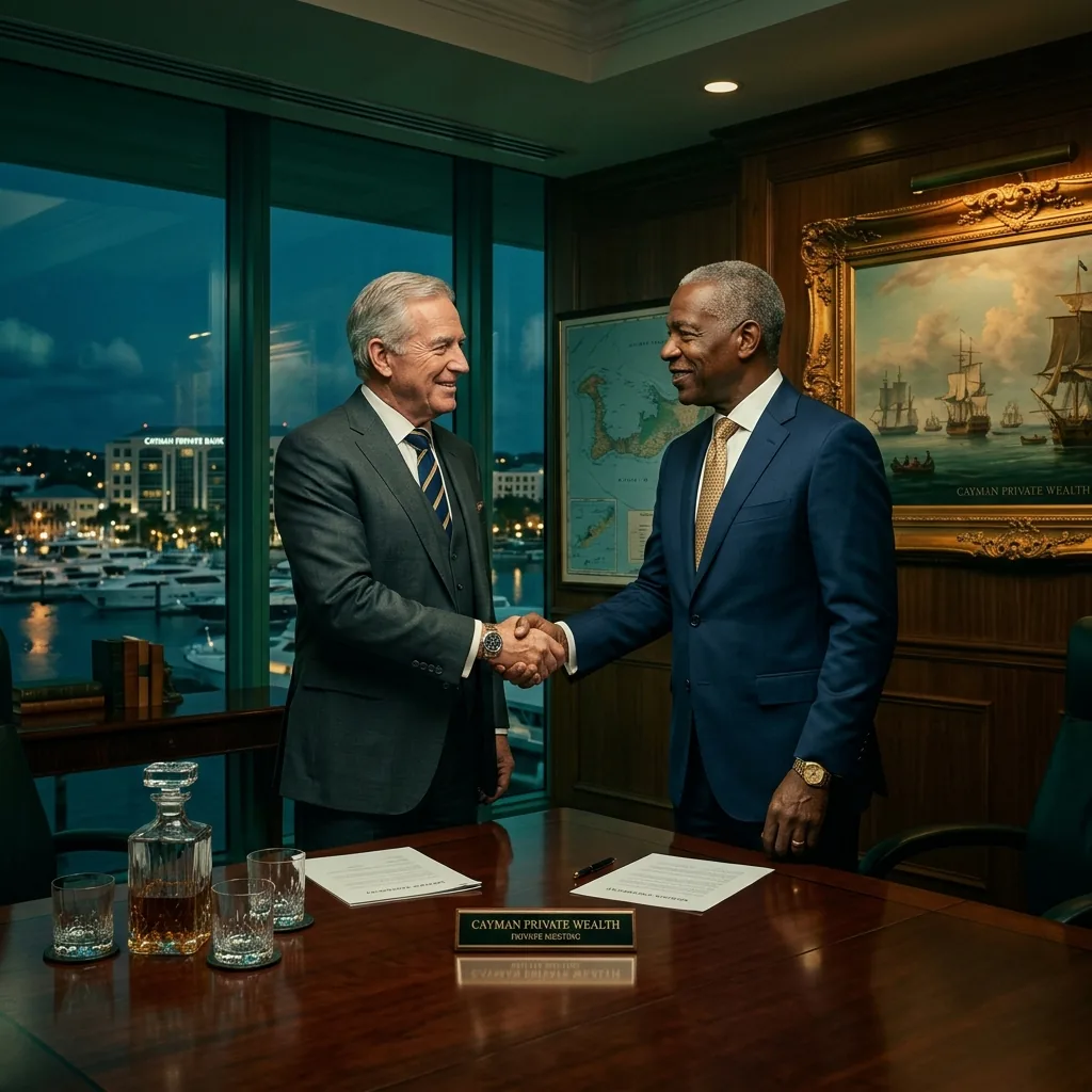 Cayman Wealth private advisory handshake